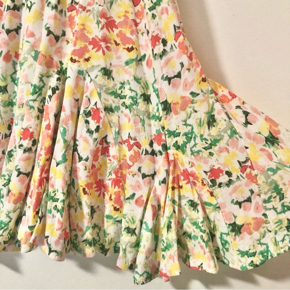 LOFT Petite Buttercup Floral Flounce Skirt NWT - Picture 5 of 7